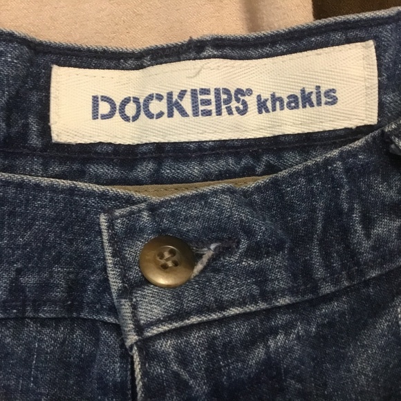 Men’s Dockers khakis 33x34 Classic Fit Blue Jeans - Picture 13 of 16